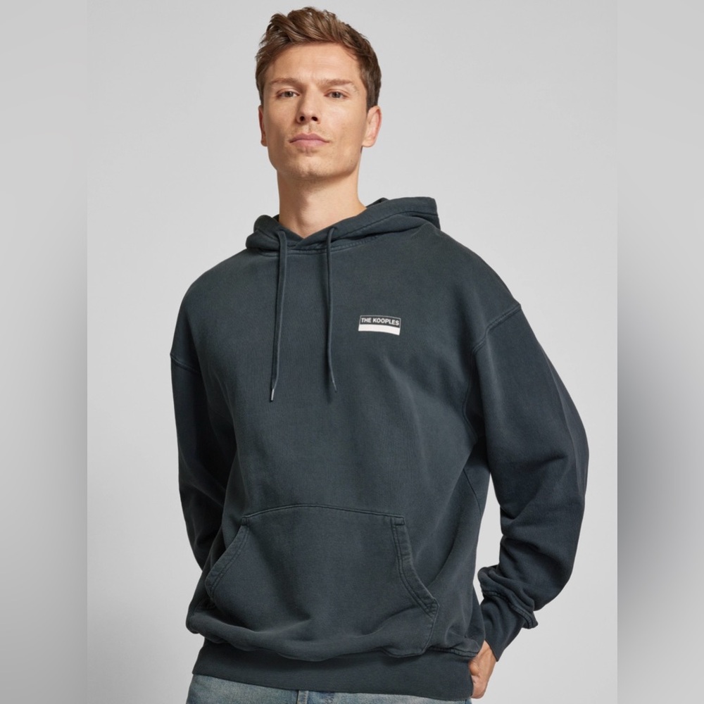 The Kooples Men's Black Logos Hoodie Sweatshirt NWT SOLD OUT Sz S Ret $345
